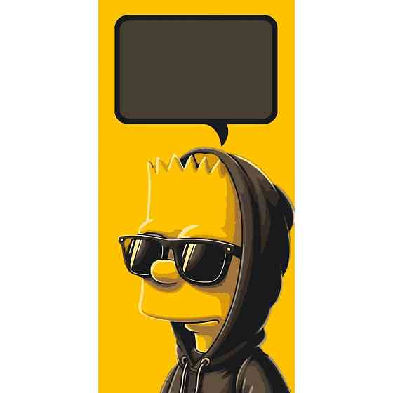 Листівка за номерами "Барт Сімпсон" 16113-AC 40х80 см Вінниця