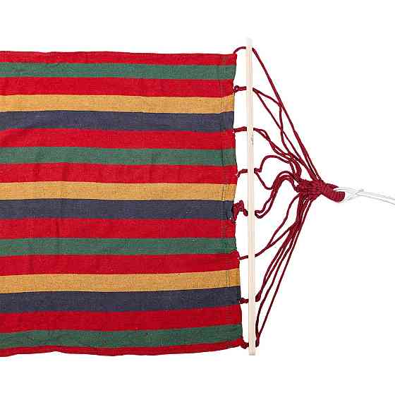 Гамак туристичний підвісний тканинний 174х80 см з планкою Червоний SJ-0010-2R Коломыя