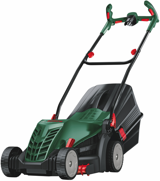 Потужна газонокосарка електрична Bosch UniversalRotak 34-405 : 1.3 кВт, ширина захвата 34 см (06008A6401) Київ - фото 1