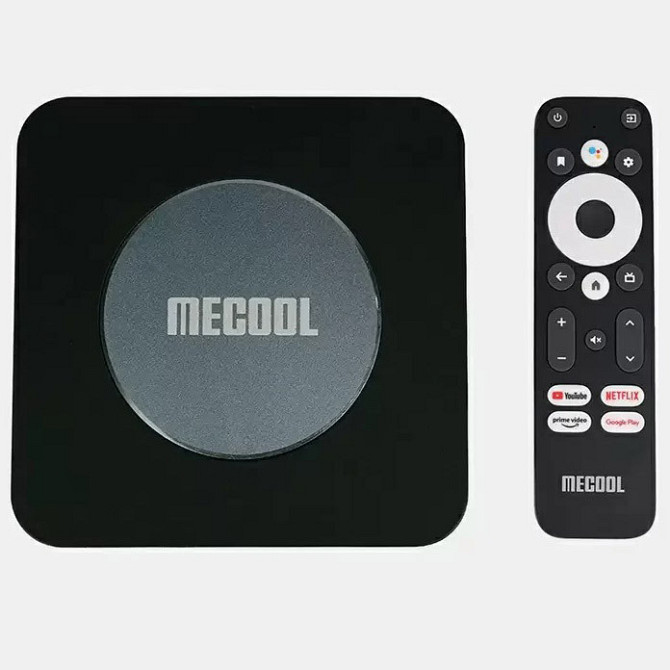 Смарт ТВ приставка Mecool KM2 Plus Netflix 2/16 Гб Android TV 11 Smart Box Андроїд ТВ бокс Київ - фото 1