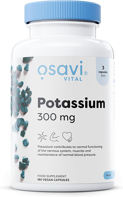 Калій Osavi Potassium 300 мг 180 капсул Луцьк - фото 1