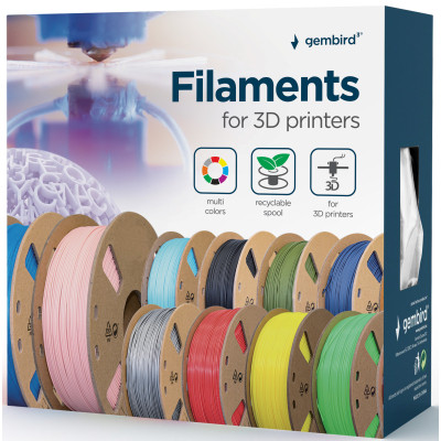 Пластик для 3D-принтера Gembird PETG, 1.75 мм, yellow, 1 кг (3DP-PETG1.75-01-Y) Вінниця - фото 3