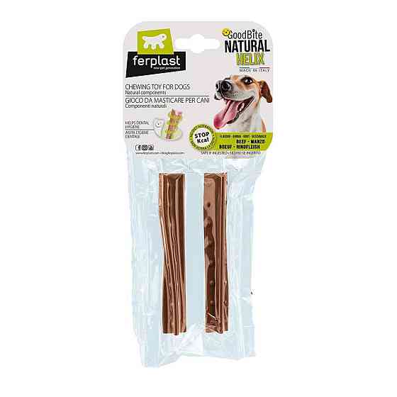 Жевательные палочки для собак со вкусом говядины Ferplast GoodBite Natural Beef (Ферпласт ГудБайт Нэчурал) М - 2 шт. - 2,2 x 2,1 x h 12 cm Запорожье