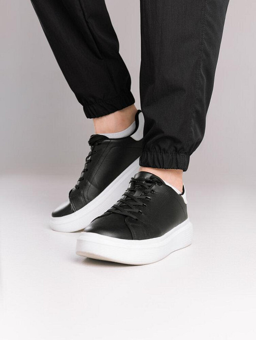 Плащевые джоггеры с карманами для мужчин. Летние черные джоггеры легкие мужские Pobedov Yoxo Киев - изображение 8