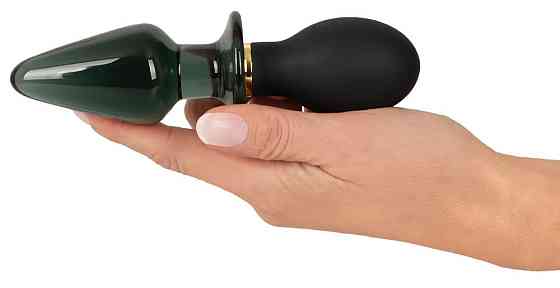 Анальный стимулятор - ANOS Double-Ended Butt Plug With Vibration Sex Aura Киев