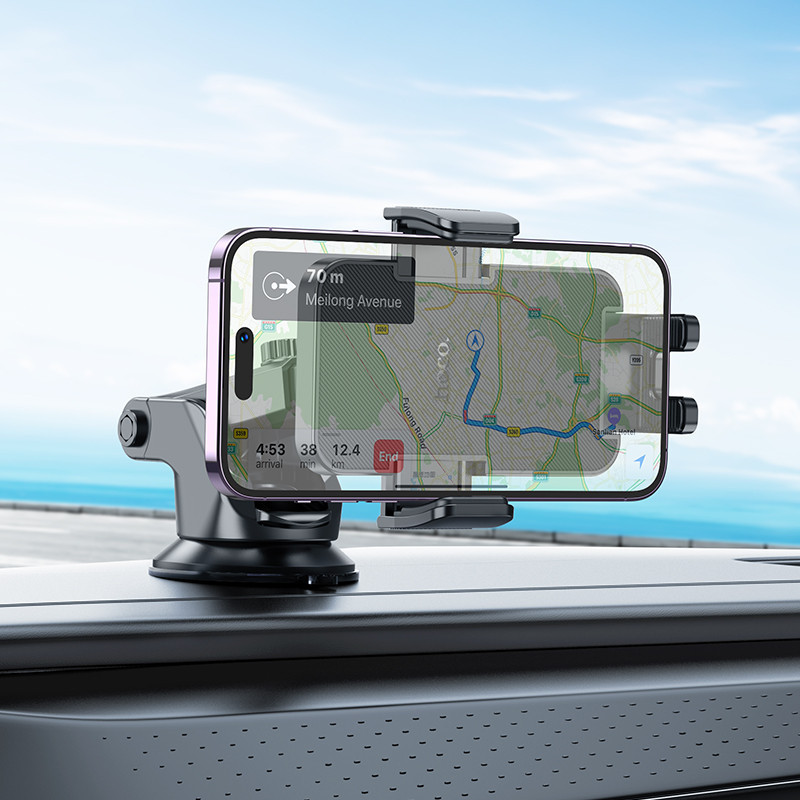 Автотримач для телефону HOCO H37 Cheetah чорний Київ - фото 3