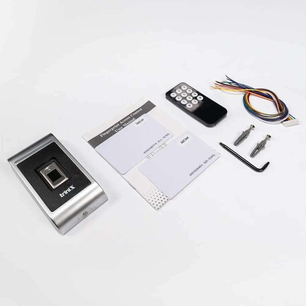 Біометричний антивандальний термінал Trinix TRR-1102EFI зі зчитувачем відбитків пальців і карт EM-Marine (72-00003) Київ - фото 10