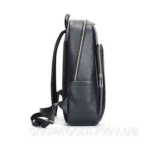 Чоловічий шкіряний зручний рюкзак Leather Collection (8486) Київ