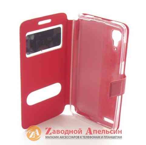 Чехол книга Lenovo P780 Smart Case red Одесса
