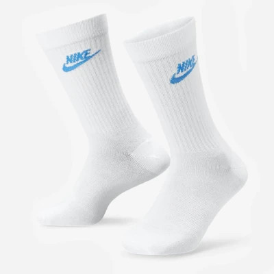 Шкарпетки Nike U NK NSW EVERYDAY ESSENTIAL CR DX5025-911 46-50 3 пари Білі (196148785753) Вінниця - фото 2