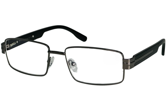 Окуляри для зору FVR Антивідблиск 66-68 мм металева оправа +2.0 Луцьк