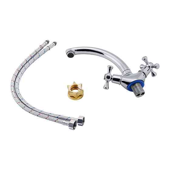 Смеситель для кухни Lidz Lamb 272F двухвентильный LDLAM272FCRM22018 Chrome Киев