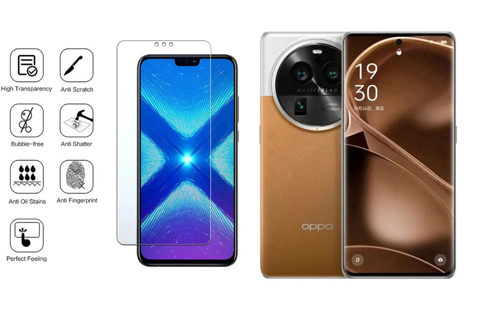 Защитное стекло NeoGlass для OPPO Find X6, Find X6 Pro – ультрапрозрачное и устойчивое Киев - изображение 4