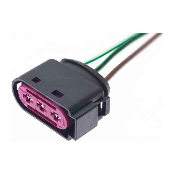 Роз'єм конектор с проводом, 3-кон., Блок Предохранителей, 1J0937773, 964915, VAG, TE Audi, Bugatti, Porsche, Seat, Skoda, VW 47416 Київ