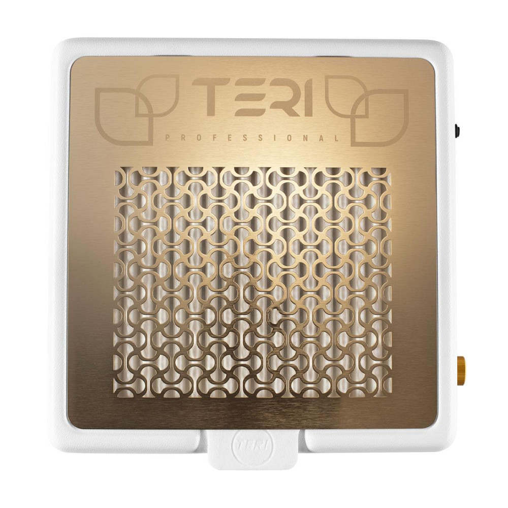 Настільна манікюрна витяжка Teri Turbo M біла (решітка золото) Київ - фото 3