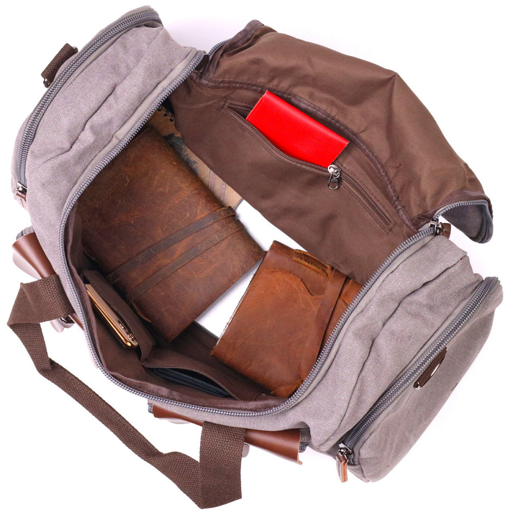 Містка дорожня сумка з якісного текстилю (Vintage) Київ - фото 10