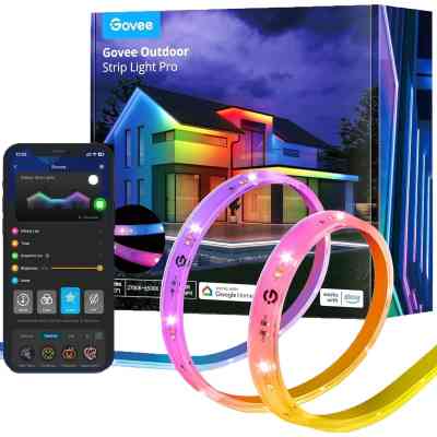 Светодиодная лента Govee H70A1 Phantasy Outdoor LED, 10.0m, RGBICWW, WI-FI/Bluetooth, white (H70A13D1) Винница