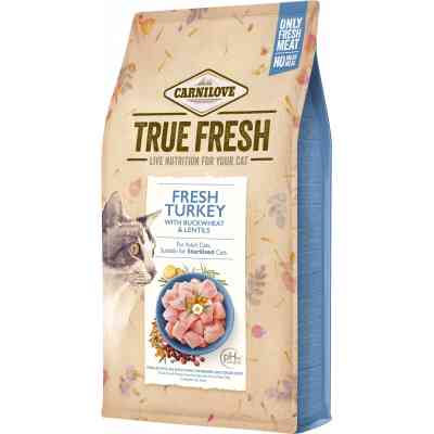 Сухий корм для кішок Carnilove True Fresh Cat Turkey 1.8 кг (8595602561452) Вінниця