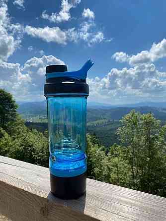 Шейкер спортивний Casno 600 мл із контейнером для протеїну та добавок, пляшка для фітнесу, спортзалу Київ