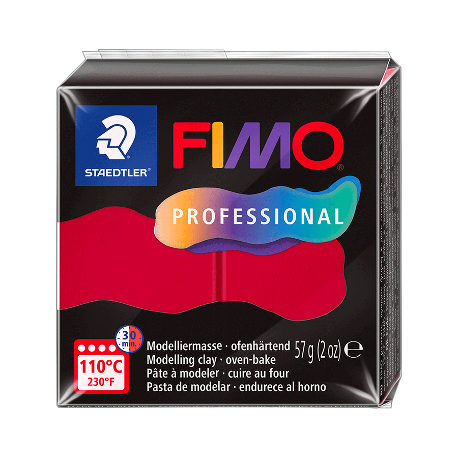 Пластика Professional карминовая 57г Fimo Киев - изображение 1