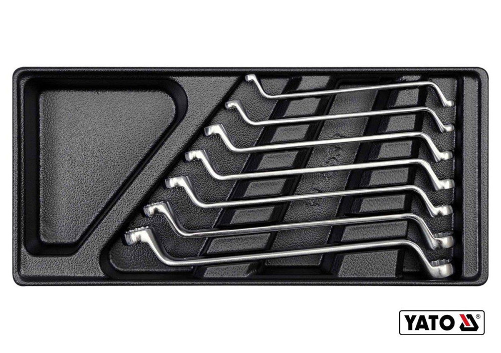 Вклад до інструментальної шафи YATO: ключі накидні 7шт, 6х7, 8х9, 10х11, 12х13, 14х15, 16х17,18х19мм Одеса - фото 1