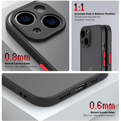 Чохол до мобільного телефона Armorstandart Frosted Matte Xiaomi Redmi 12 4G Black (ARM68550) Вінниця - фото 3