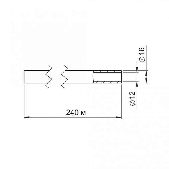 Труба для тёплого пола Thermo Alliance из сшитого полиэтилена PEX-a EVOH 16x2.0 мм (240 м) TAS00316240 Киев