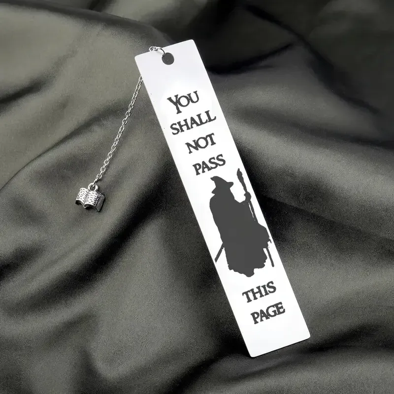Металева закладка «You Shall Not Pass» – фентезі аксесуар для книг Київ - фото 1