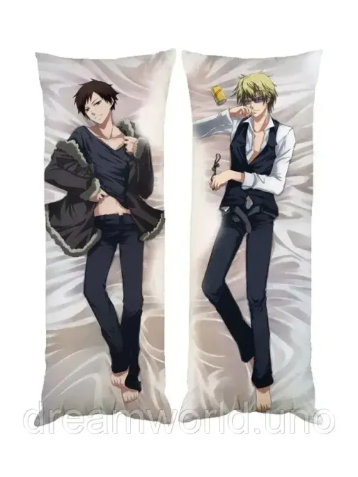 Подушка дакімакура Ізая Шизуо Дюрарара Durara декоративна подушка для обіймання двостороння 60х200 Харків - фото 1
