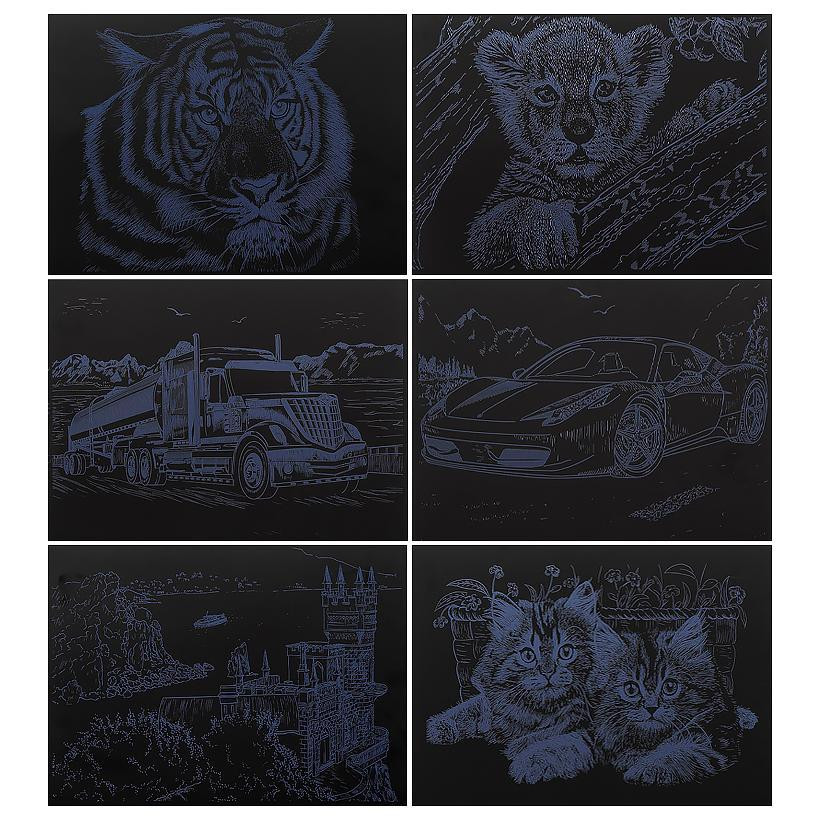 Креативна творчість "Гравюра А4" економ (60), шт Київ - фото 1