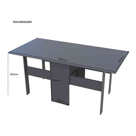 Стол в кухню Doros Торонто 180х89х80 см Дуб сонома (DRS-011394) Львов