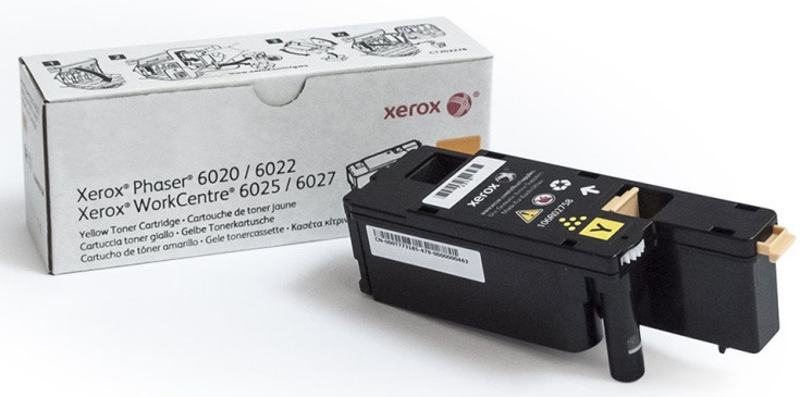 Картридж Xerox PH6020/6022/WC6025/6027 Yellow (1000 стор) Київ - фото 1