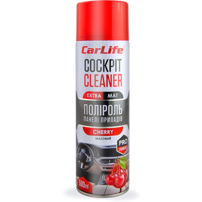 Автополироль CARLIFE Cockpit Cleaner EXTRA MAT Вишня 500мл (CF529) Винница - изображение 1