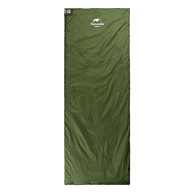 Спальник надлегкий Naturehike LW180 NH21MSD04 лівий, (15°C), p-p M, темно-зелений Київ - фото 1