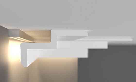 Карниз полиуретановый гладкий Gaudi Décor C 968 Днепр