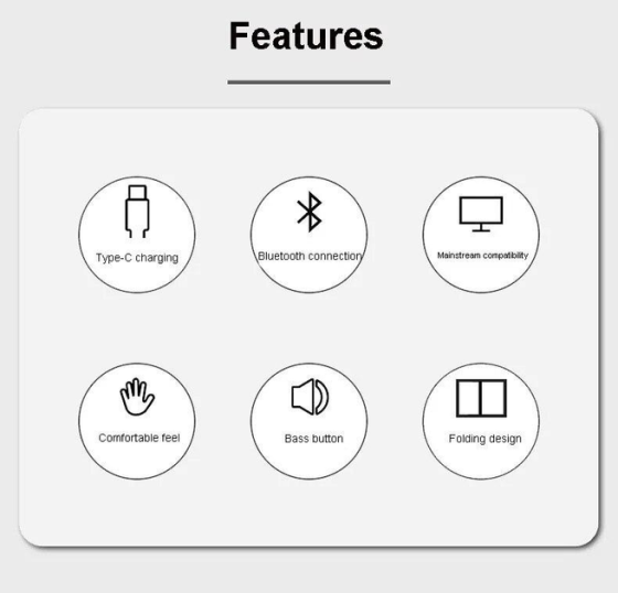 Беспроводная клавиатура складная Bluetooth A-plus мини для iPad, Android, Windows, iOS, телефона, планшета, TV Киев