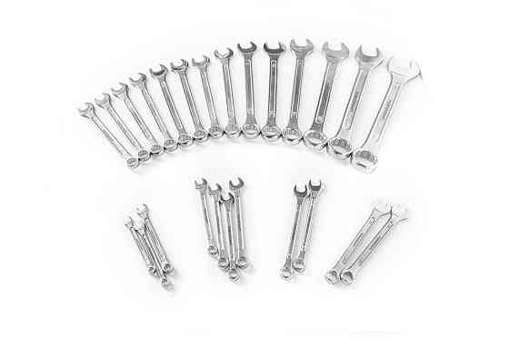 Набір ключів комбінованих 25пр. (6-19, 21, 22, 24, 27, 30, 32мм) в пластиковому утримувачі Одеса