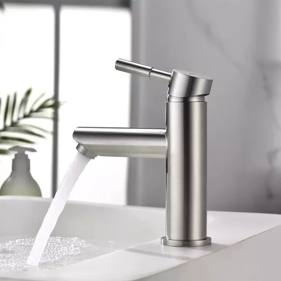 Смеситель для умывальника WEZER EKO1A-01 сатин Киев