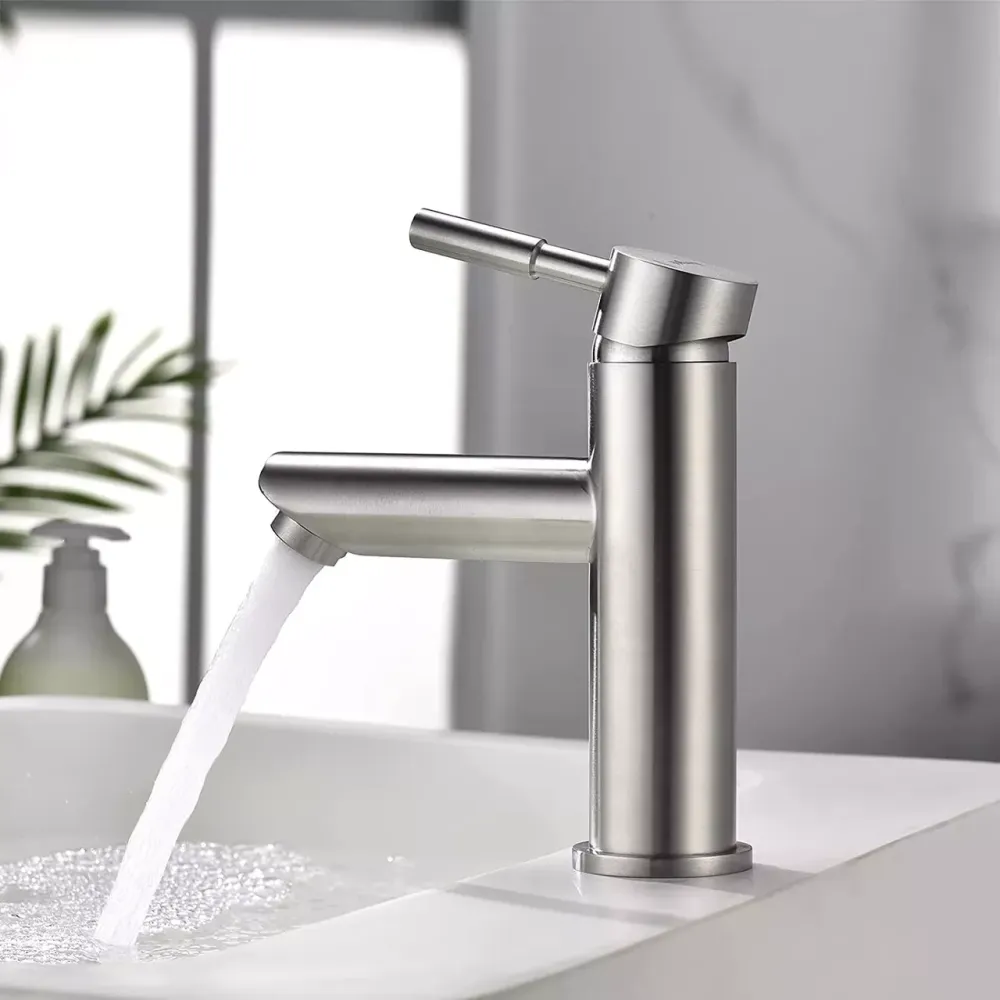 Смеситель для умывальника WEZER EKO1A-01 сатин Киев - изображение 2