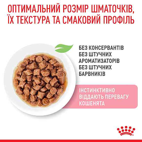 Вологий корм для стерилізованих кошенят ROYAL CANIN KITTEN STERILISED IN GRAVY 0.085 кг Київ
