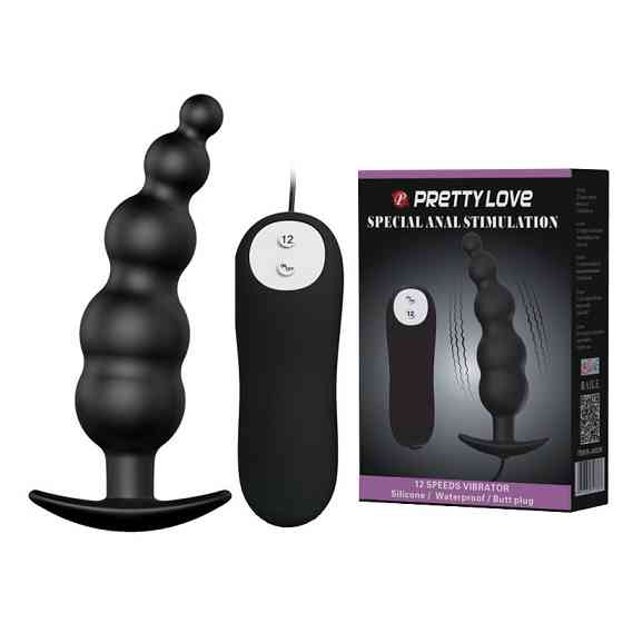 Анальна пробка PRETTY LOVE VIBR. SPECIAL ANAL STIMULATION 12 function Sex Aura Київ