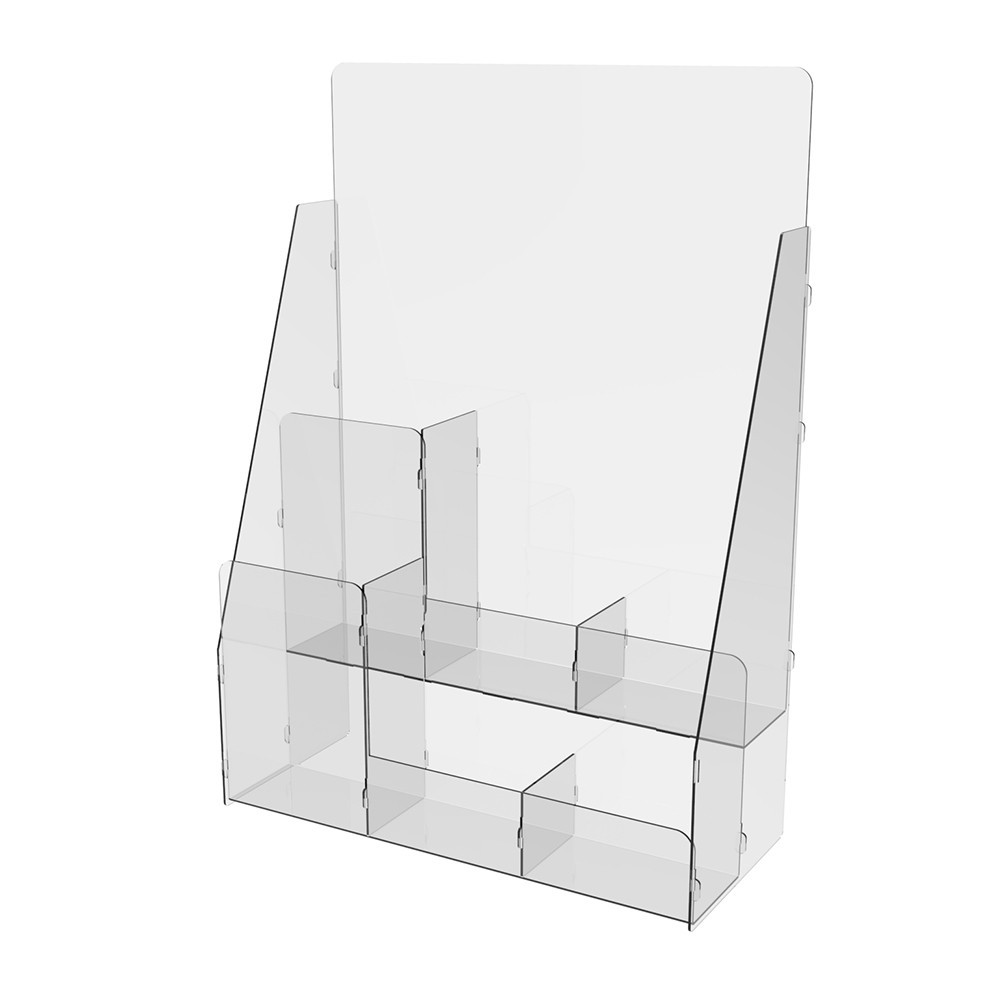 Подставка EKOSTAR для карандашей и ручек 4 ячейки 300х130х430 Киев - изображение 1