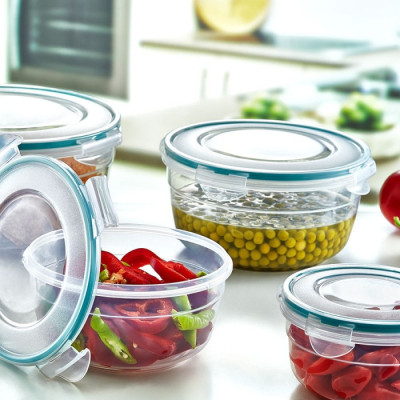 Харчовий контейнер Irak Plastik Fresh круглий 1,5 л прозорий (5226) Вінниця - фото 4