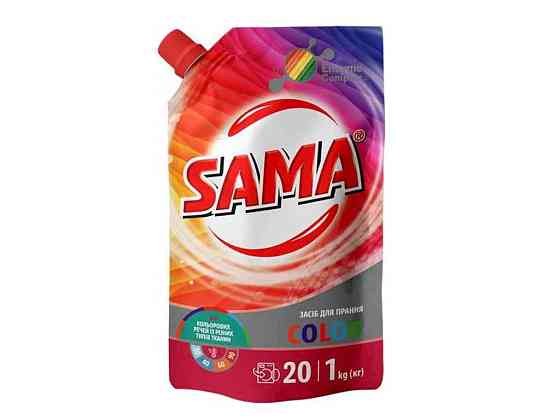 Засiб для прання 1л універсальний синтетичний COLOR ТМ SAMA   Solmir Київ