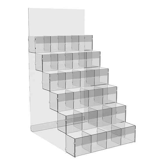 Підставка EKOSTAR для ручок та олівців 6 ярусів на 24 комірки Київ