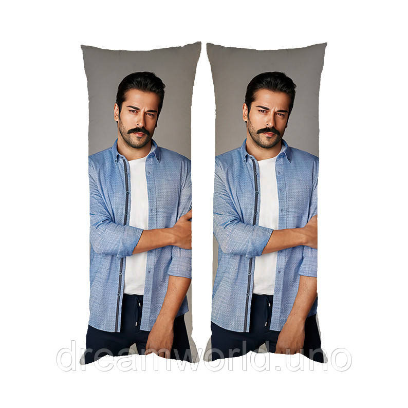 Подушка дакимакура Бурак Озчивит декоративная ростовая подушка для обнимания двухсторонняя 40х120 Харьков - изображение 1