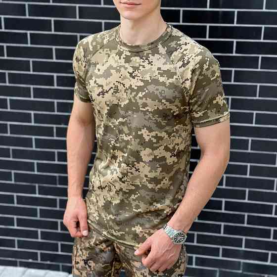 Мужская пиксельная футболка Pobedov Ergo Киев