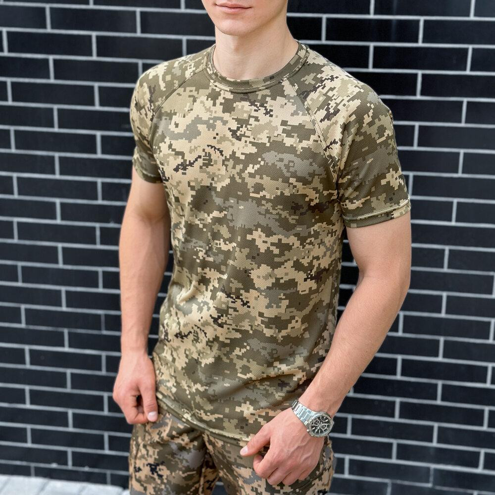 Мужская пиксельная футболка Pobedov Ergo Киев - изображение 4