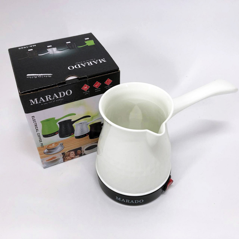 Електротурка з автовідключенням при закипанні Marado MA-1625, Сучасна електрична турка для кави NG-35 Львів - фото 3