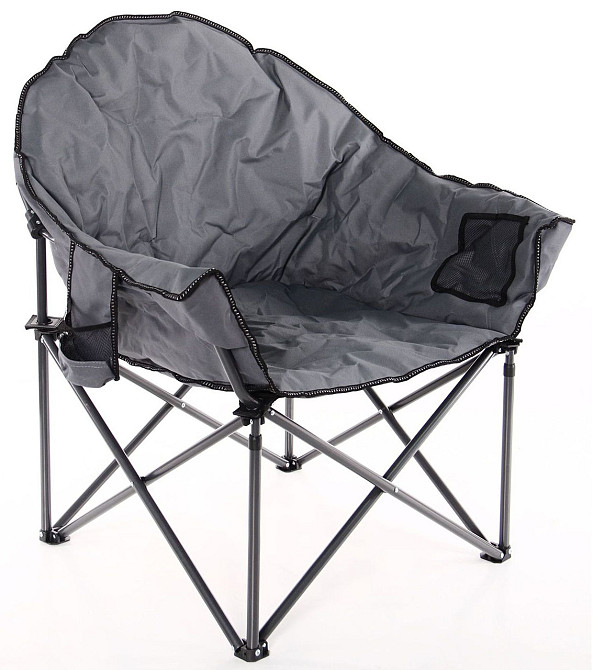 Стілець туристичний складний Comfort Сірий Київ - фото 1